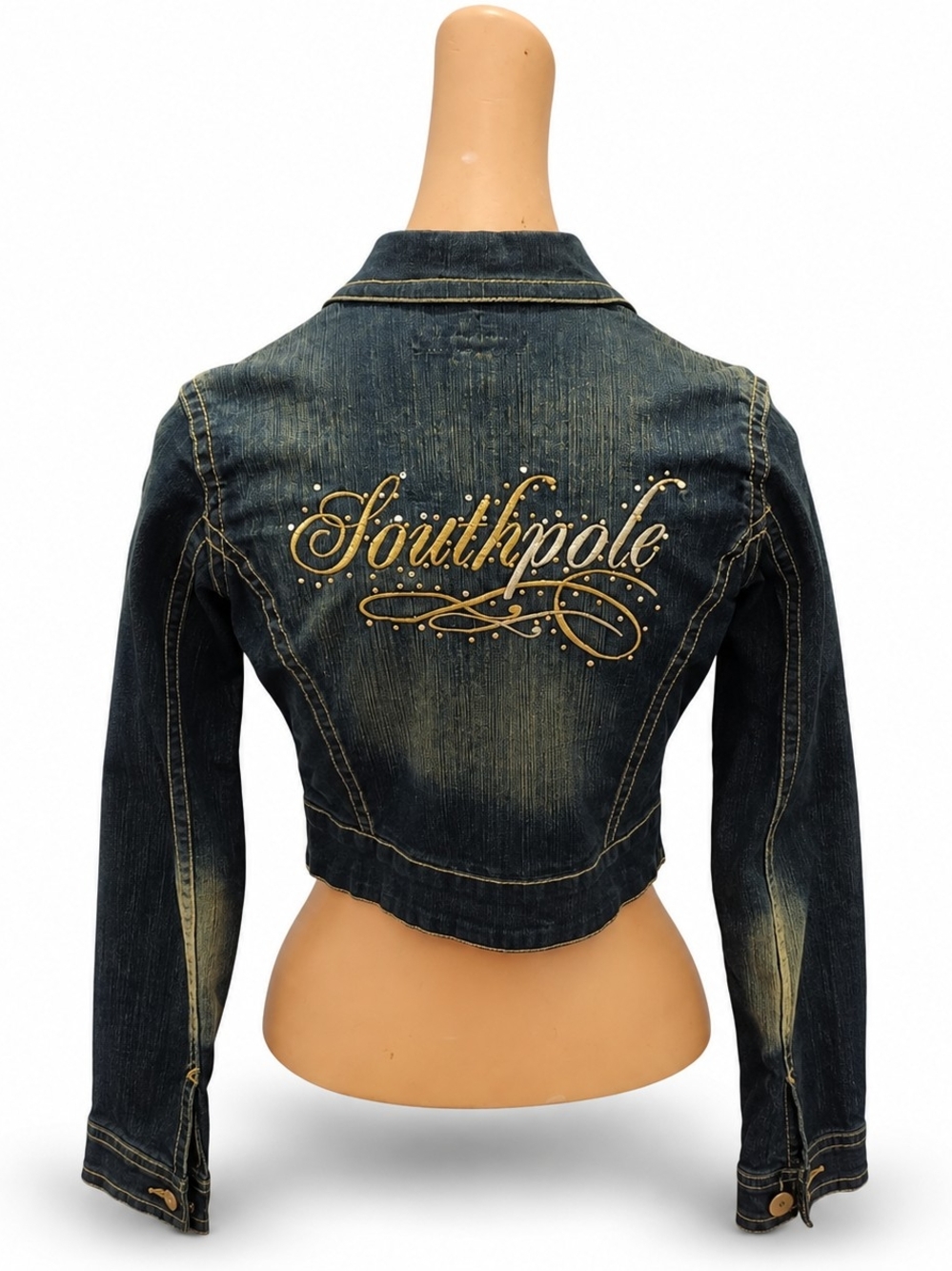 Southpole Stone Wash Denim Jacket - Women's Size, Small.